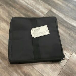 Scout bungalow solid black insulated potluck tote bag NEW